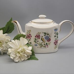 Rare Vintage Arthur Wood Donegal Bird of Paradise Teapot made in Staffordshire